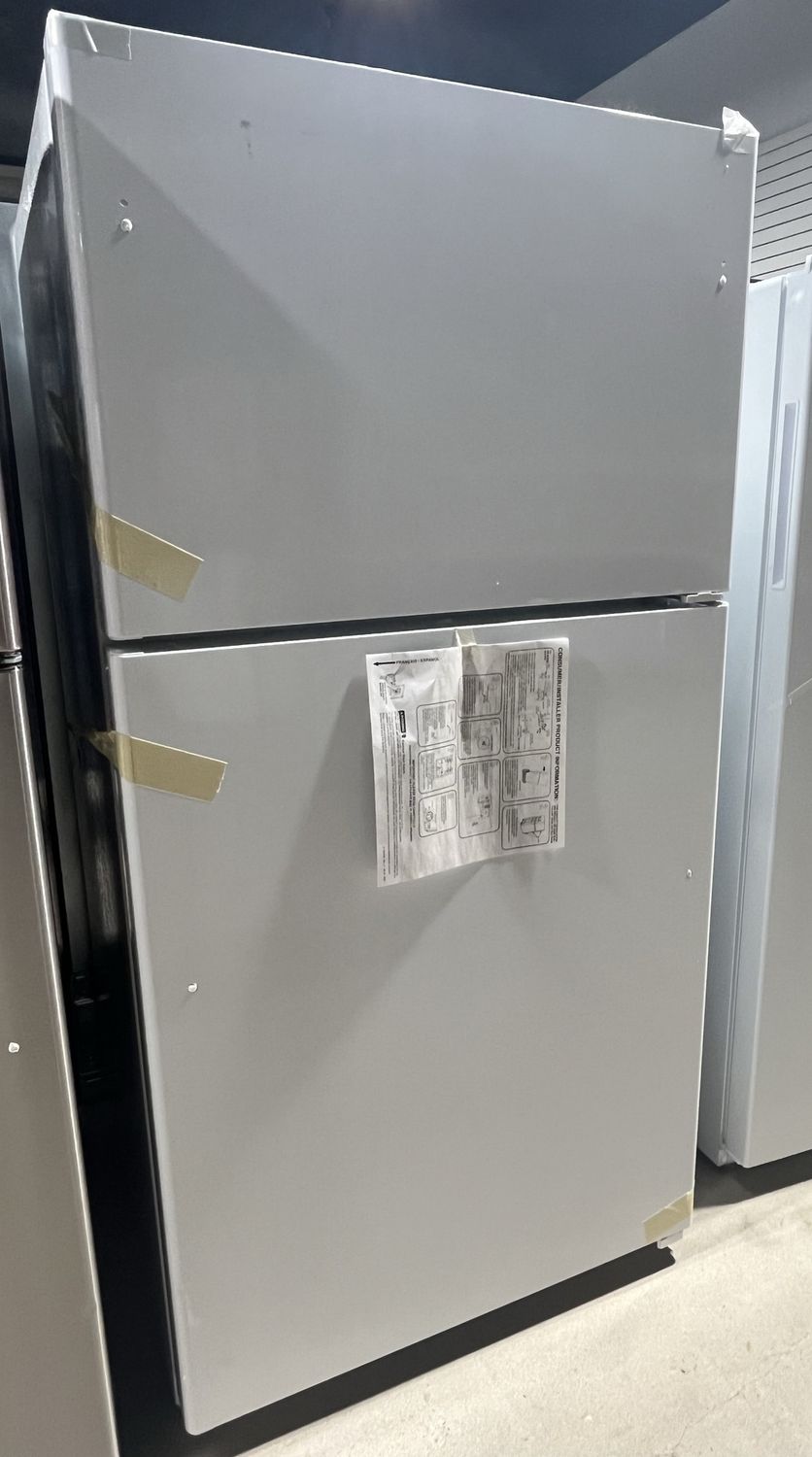 GE 21.9 Cu Ft Garage Ready Top-Freezer Refrigerator – White