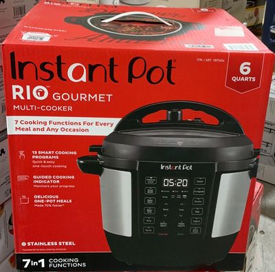 Instant Pot Rio Gourmet 7-in-1 Multi-Cooker – 6 Quart  like new