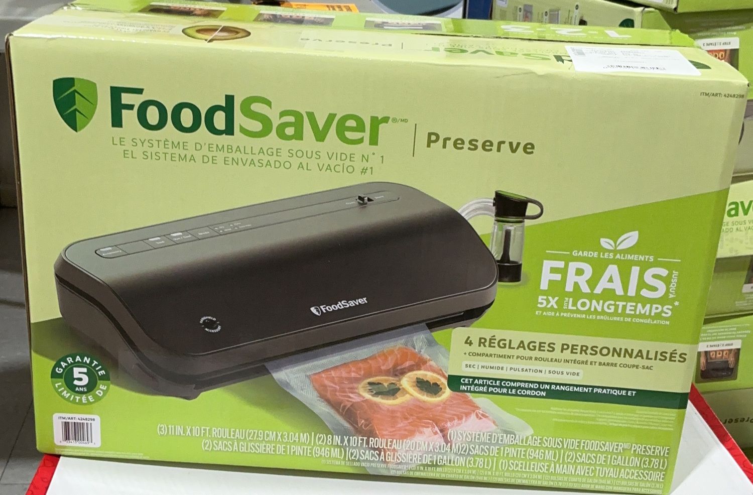 FoodSaver Preserve Vacuum Sealing System – Fresh 5X Longer like new