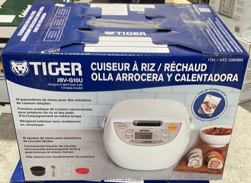 Tiger JBV-G10U 5.5-Cup Rice Cooker &amp; Warmer – Made in Japan used good condition