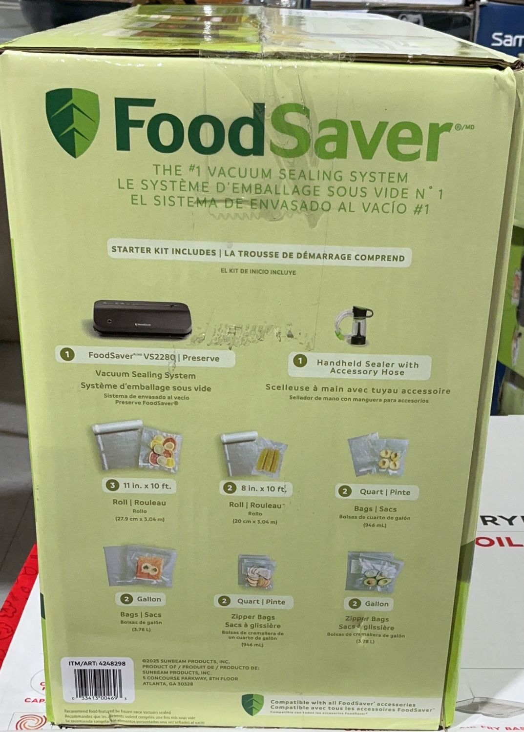 FoodSaver Preserve Vacuum Sealing System – Fresh 5X Longer open box good condition