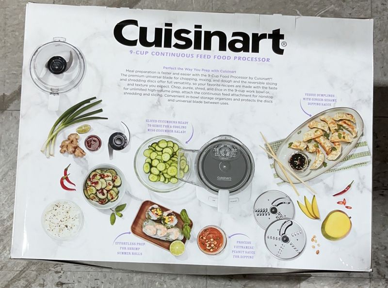 Cuisinart 9-Cup Continuous Feed Food Processor  -like new