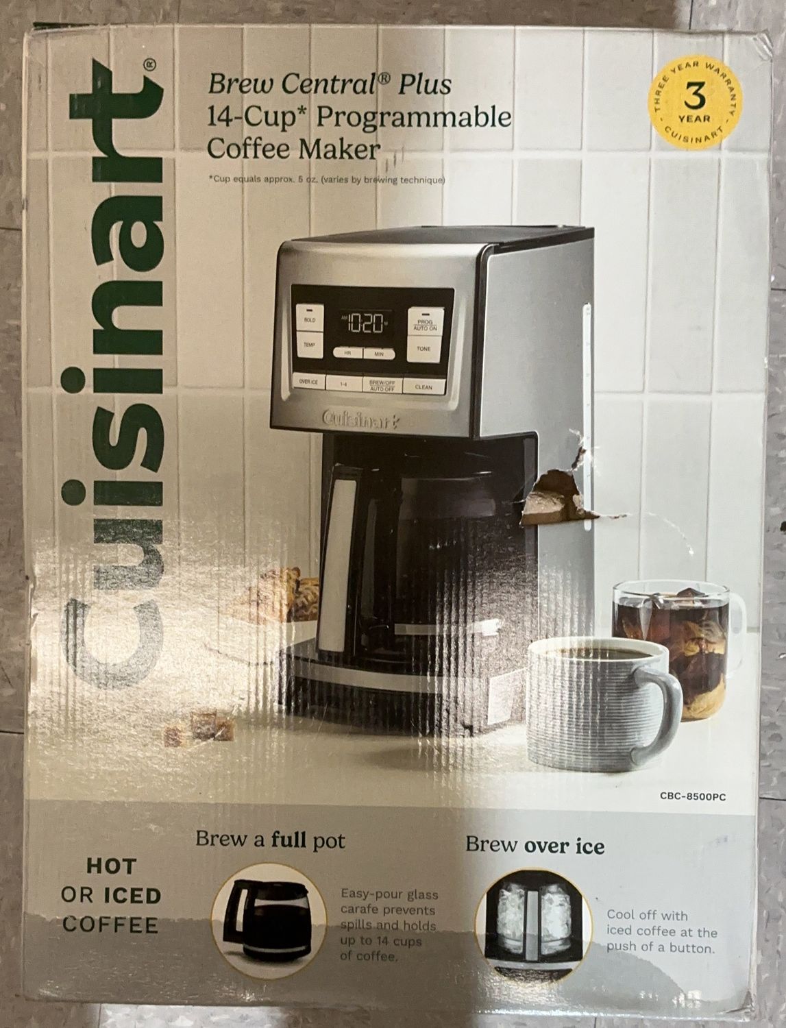 Cuisinart Brew Central Plus 14-Cup Programmable Coffee Maker – like new