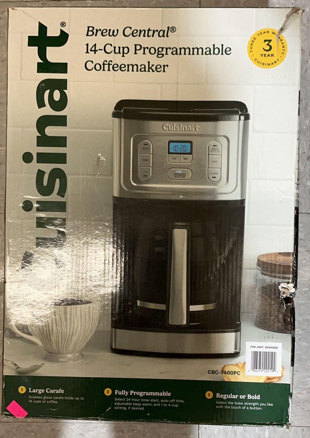 Cuisinart Brew Central 14-Cup Programmable Coffee Maker -like new