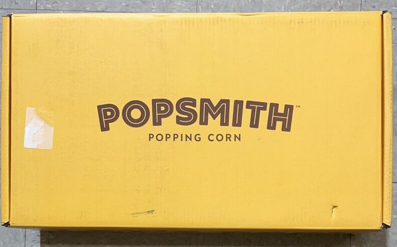 POPSMITH Popping Corn Popper Set butter – like new