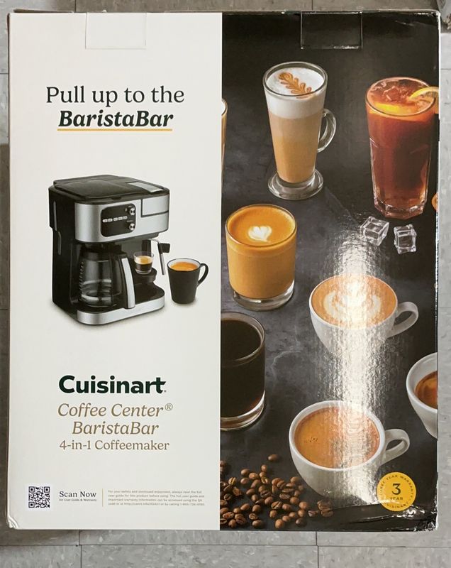 Cuisinart Coffee Center Barista Bar 4-in-1 Coffee Maker Item 1874007 | Model SS4N1NAS