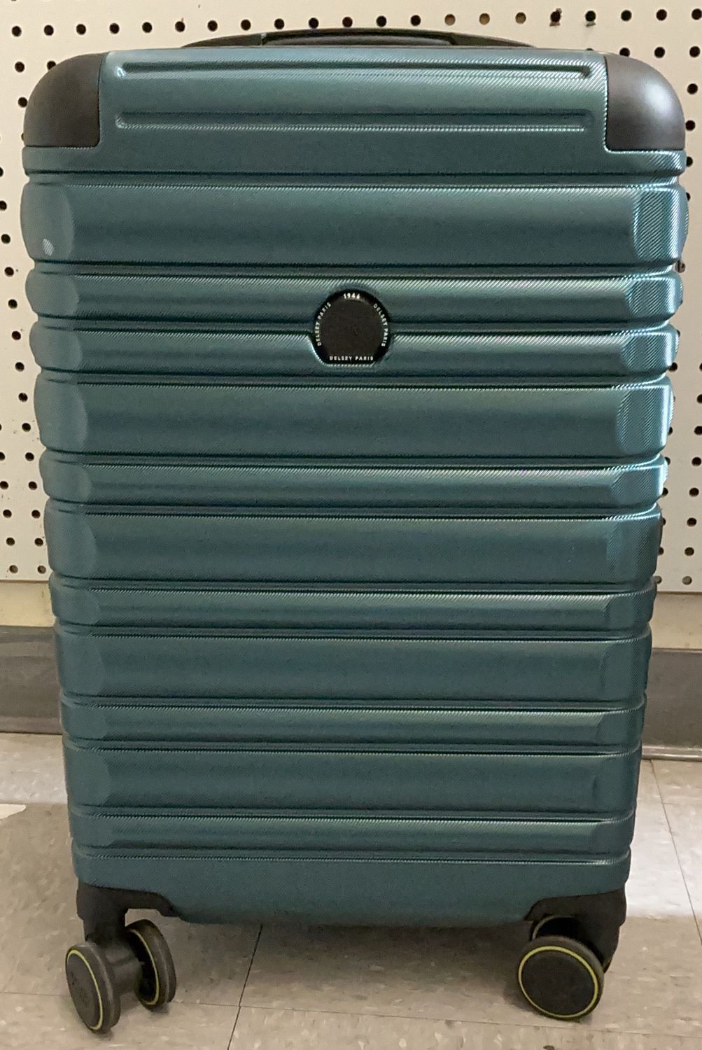 Delsey Paris Hardside Spinner Carry-On Luggage – Teal – like new