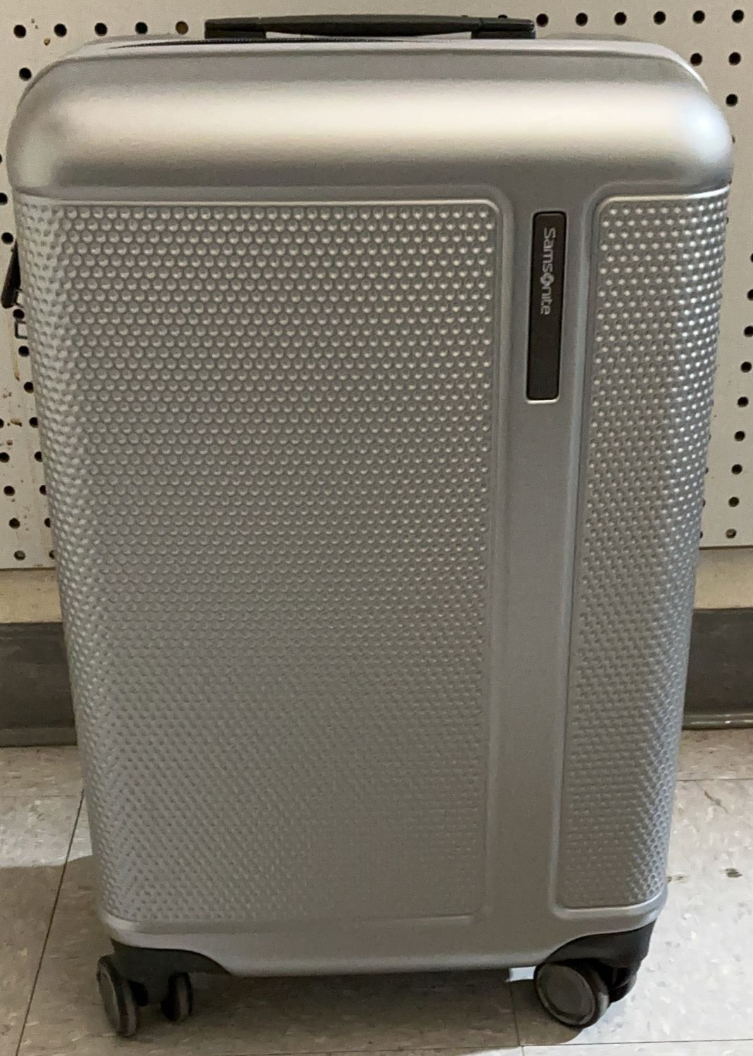 Samsonite Hardside Spinner Carry-On Luggage – Silver –