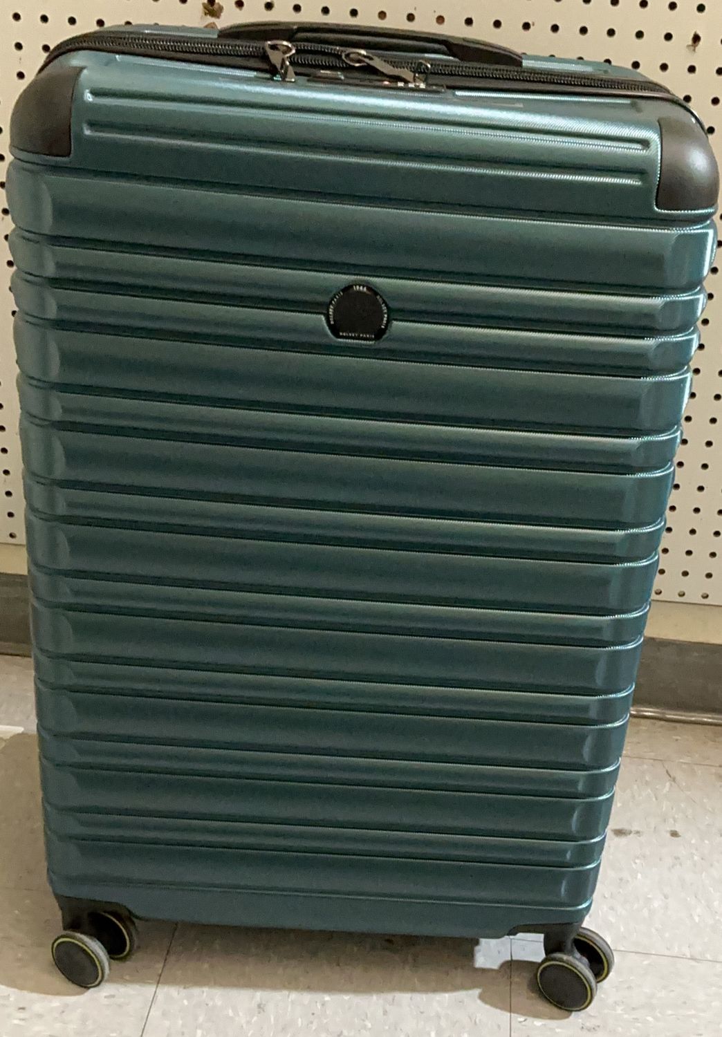 Delsey Paris Hardside Spinner Carry-On Luggage – Teal Green – like new