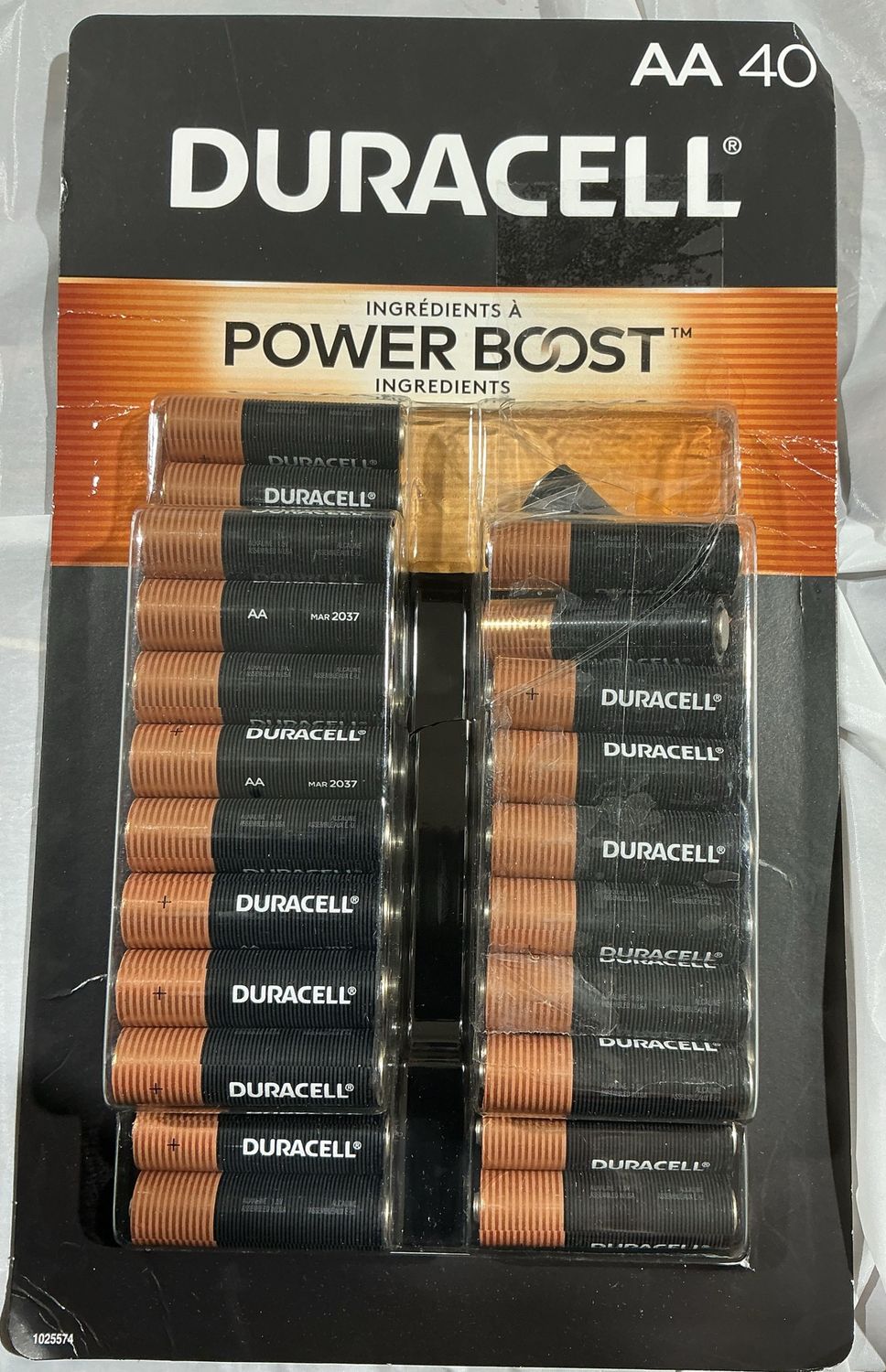 Duracell AA Batteries 40-Pack – Power Boost Ingredients – Alkaline – like new