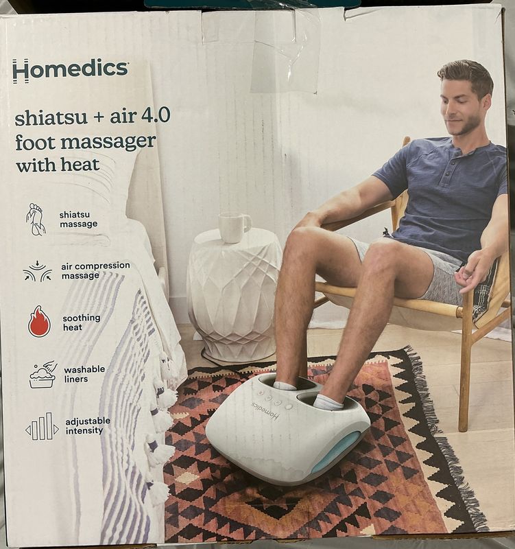 Homedics Shiatsu + Air 4.0 Foot Massager with Heat - New