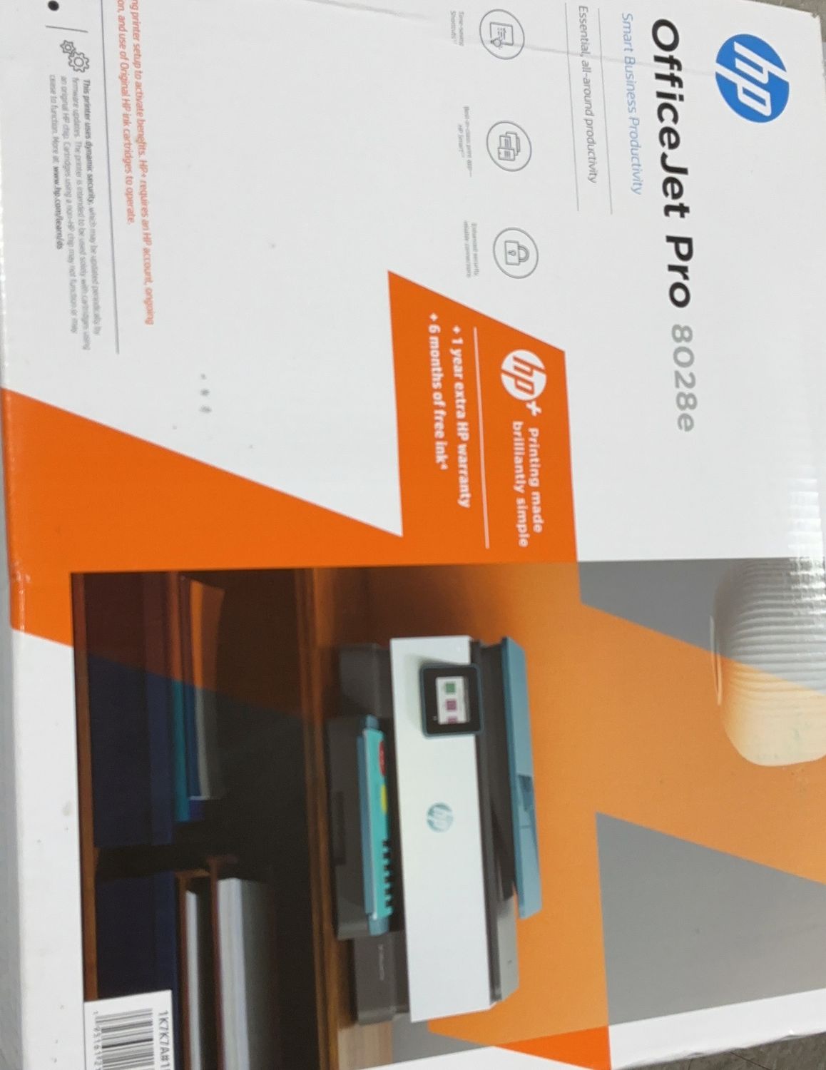 HP OfficeJet Pro 8028e All-in-One Wireless Color Printer – Print, Scan, Copy, Fax - Like New