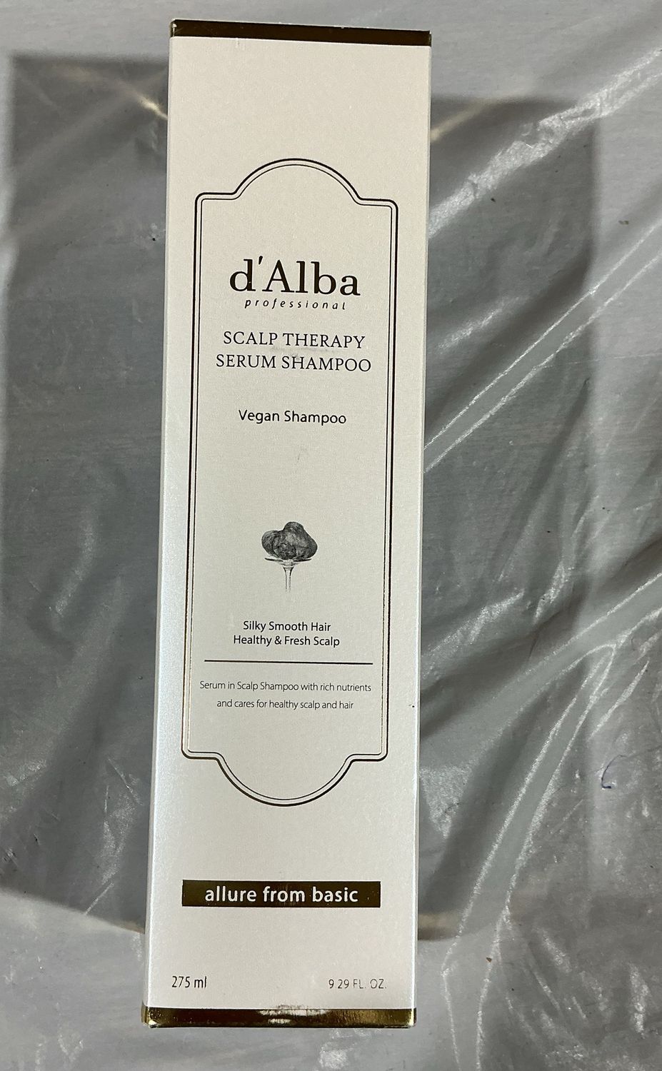 d’Alba Professional Scalp Therapy Serum Shampoo – Vegan Formula – 9.29 fl oz Open Box