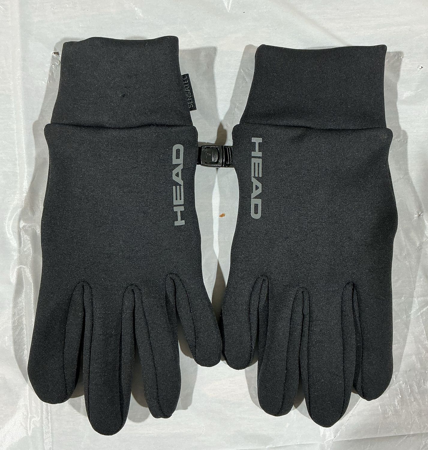 HEAD Men’s Performance Stretch Gloves – Black – Open Box