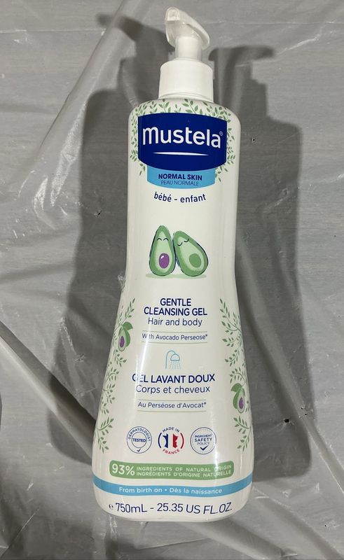 Mustela Gentle Cleansing Gel – Hair &amp; Body – 750 mL- New