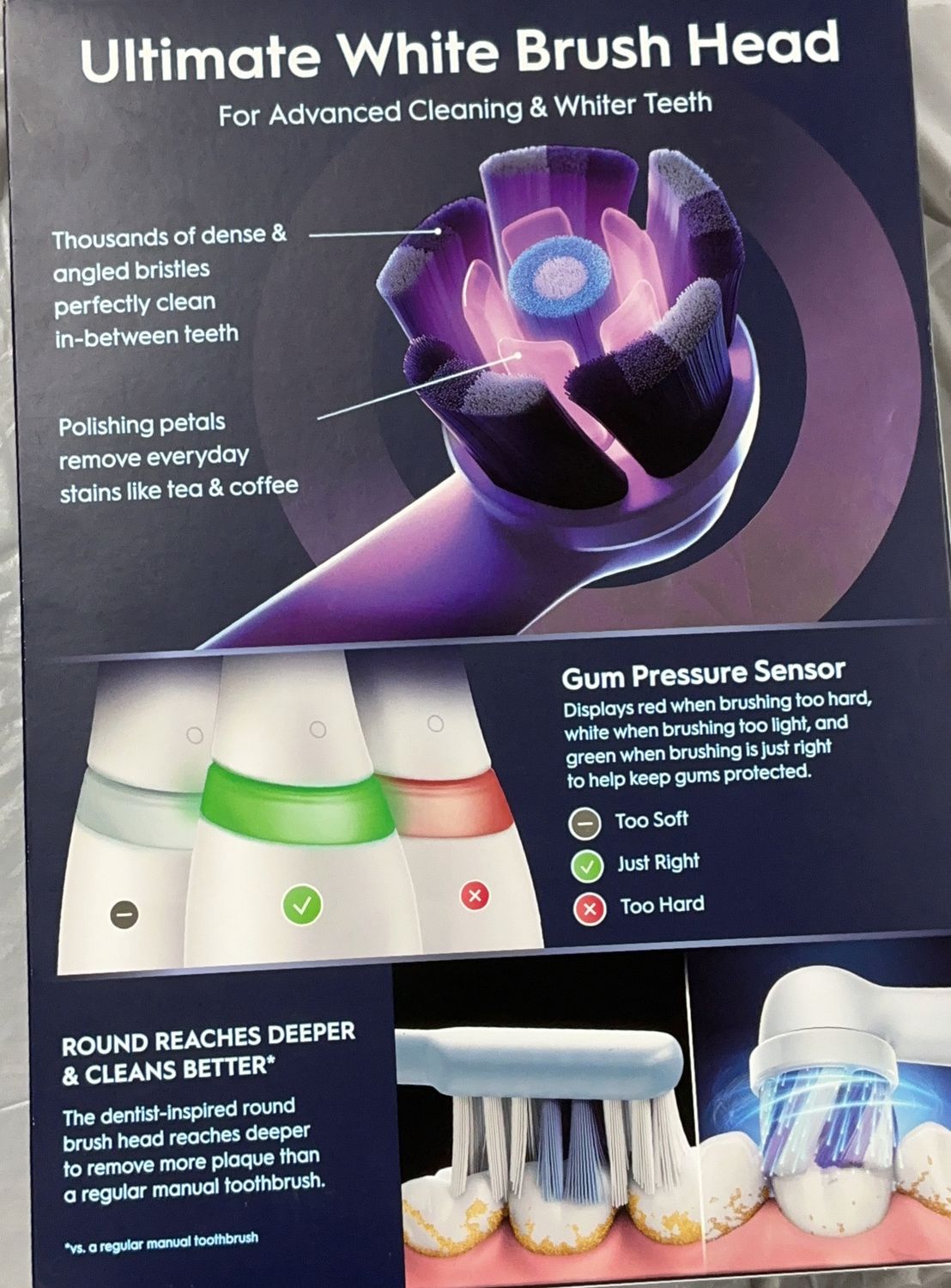 Oral-B iO Rechargeable Electric Toothbrush – Perfect Clean + Whiten with Travel Case - Missing Parts