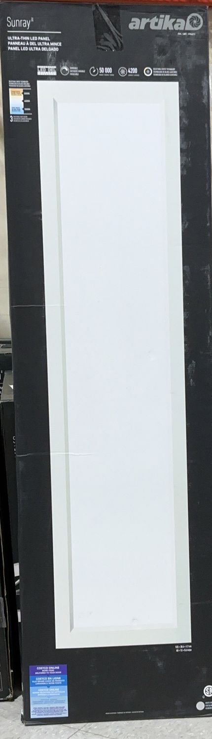 Sunray Ultra-Thin LED Panel Light – Pack of 2 – 3 Color Selectable – 4200 Lumens - New