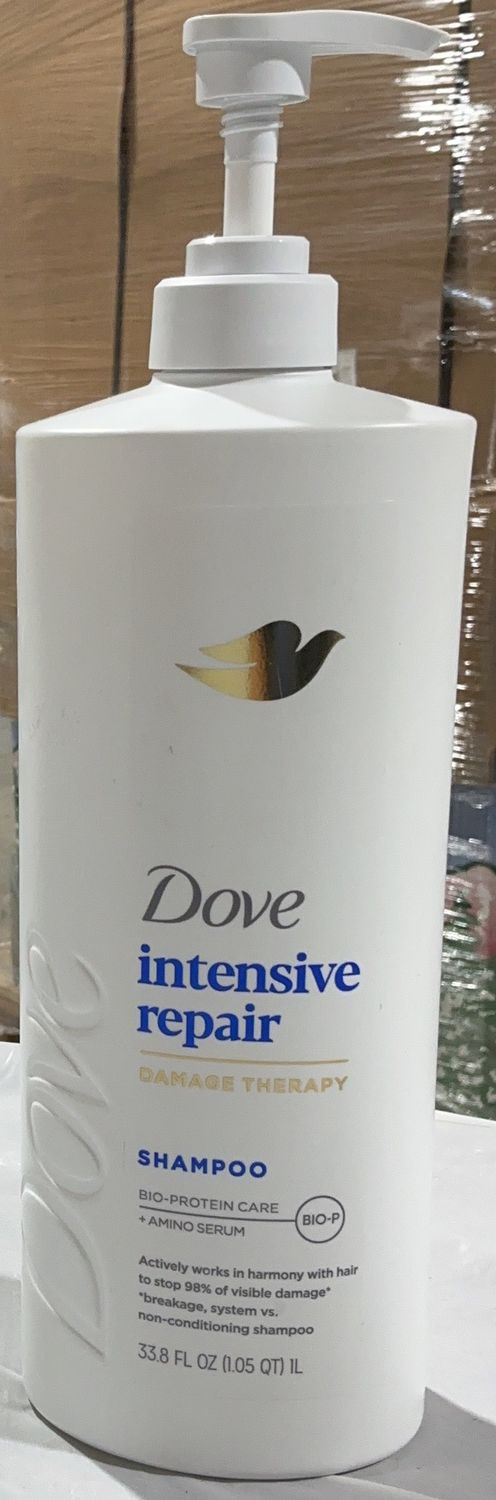 Dove Intensive Repair Shampoo – Damage Therapy – 33.8 fl oz Pump Bottle - New