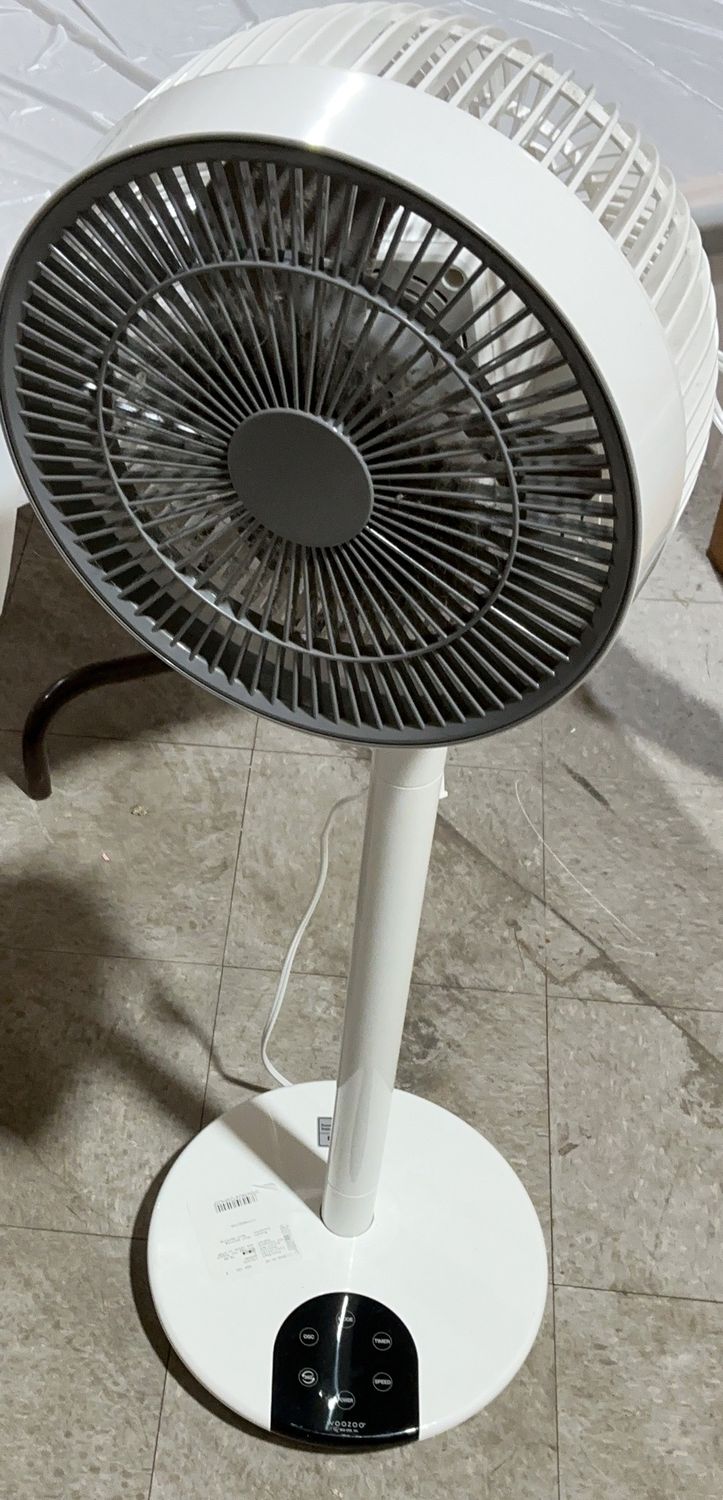Woozoo 360° Oscillating Pedestal Fan by IRIS USA – Multi-Speed with Timer - Open Box