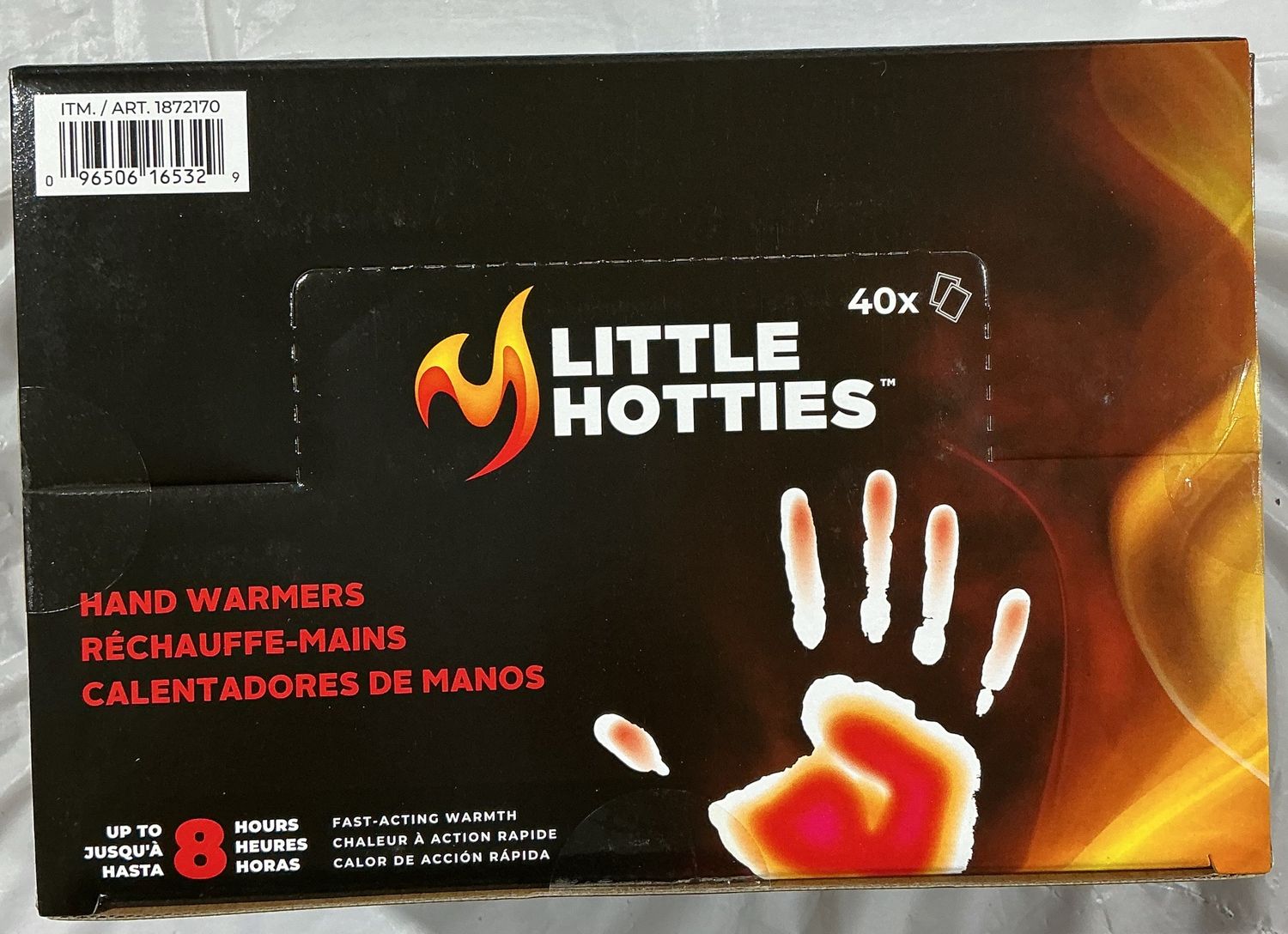 Little Hotties Hand Warmers – 40 Pack – Up to 8 Hours of Heat - New