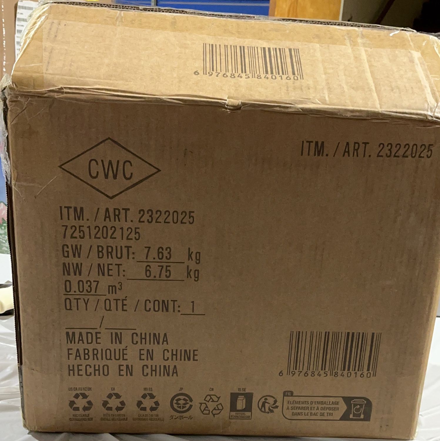 Stackable Shoe Box &amp; Organizer – 4-Piece Modular Storage Set - New