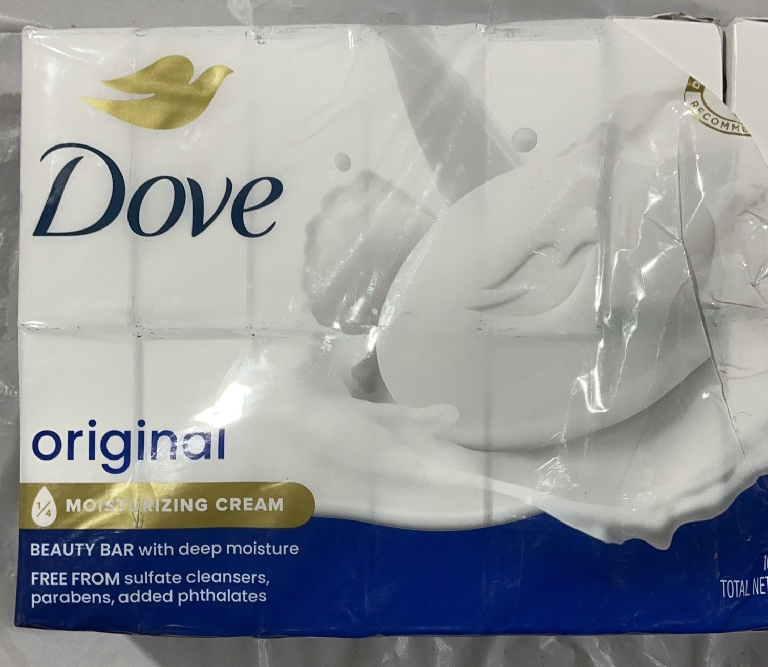 Dove Original Beauty Bar Soap – 16 Count – 3.75 oz Bars - Like New