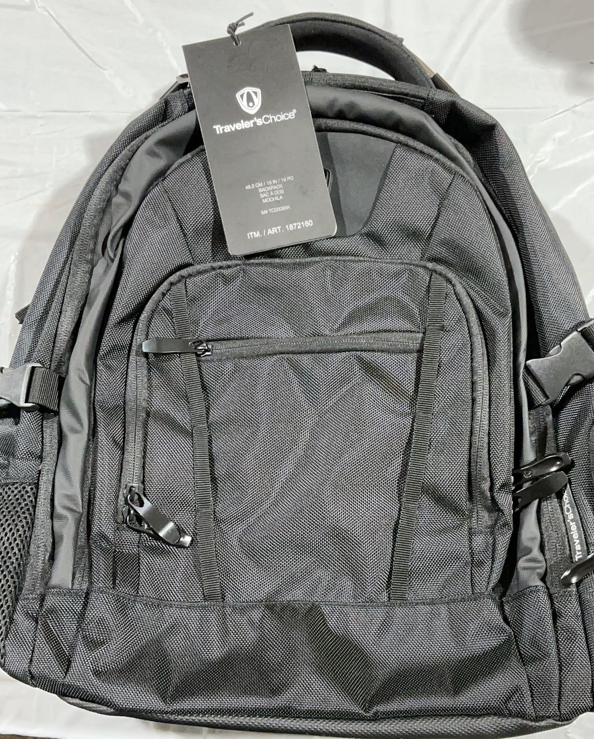 Traveler’s Choice 19” Backpack – Multi-Compartment Travel &amp; Laptop Bag - New