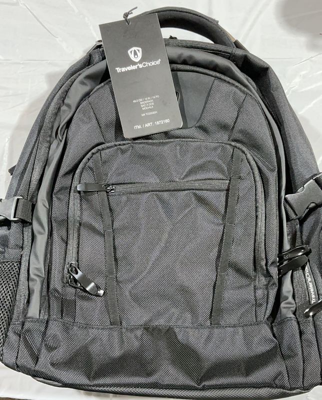 Traveler’s Choice 19” Backpack – Multi-Compartment Travel &amp; Laptop Bag - New
