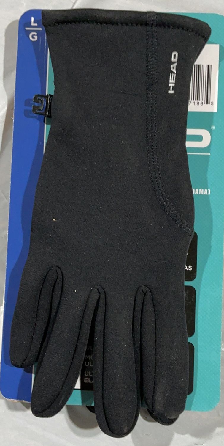 HEAD Women’s Touchscreen Running Gloves – Sensatec Compatible – Black new 