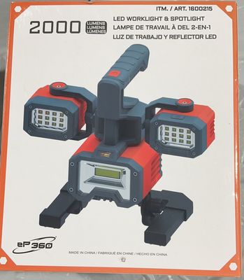 eP360 2000 Lumen LED Worklight &amp; Spotlight – 2-in-1 - Open Box