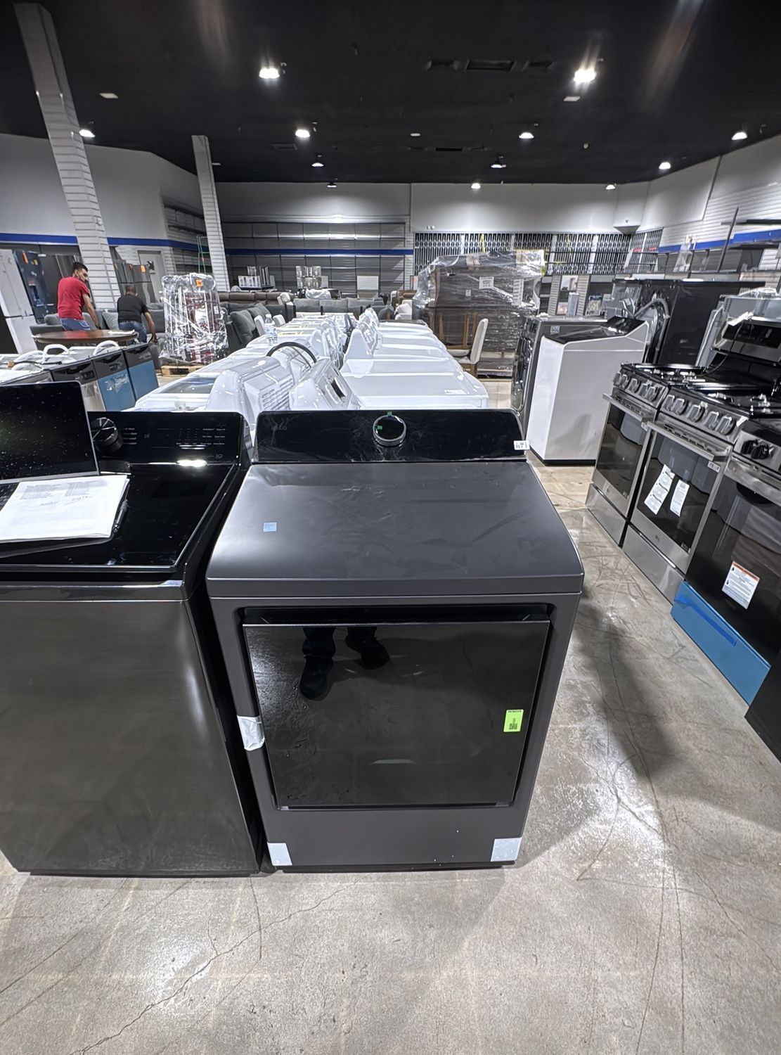 LG DLEX8600BE 7.3 Cu. Ft. Smart Electric Dryer – Black Steel – WiFi ThinQ – ENERGY STAR