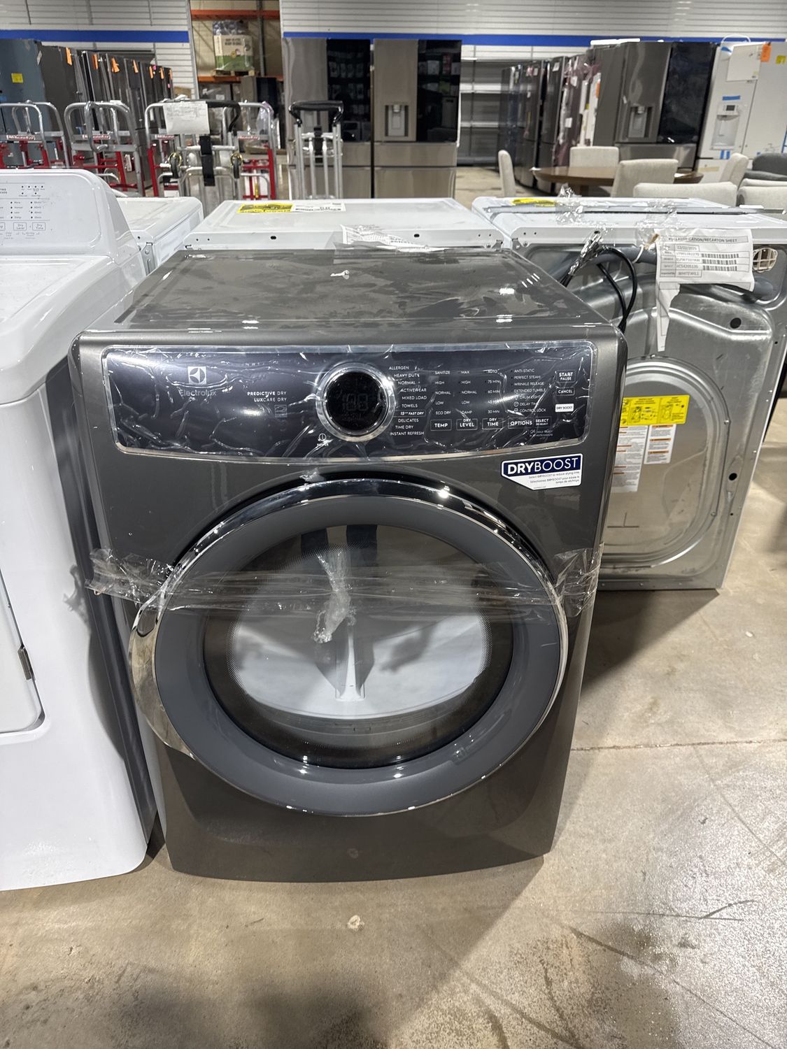 GE GTX33EASK1WW 7.2 Cu.Ft. Electric Dryer – White – Reliable Performance