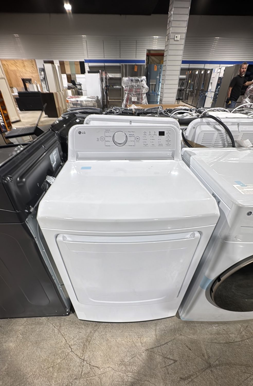 LG DLE7000W 7.3 Cu. Ft. Electric Dryer – White – Sensor Dry – ENERGY STAR