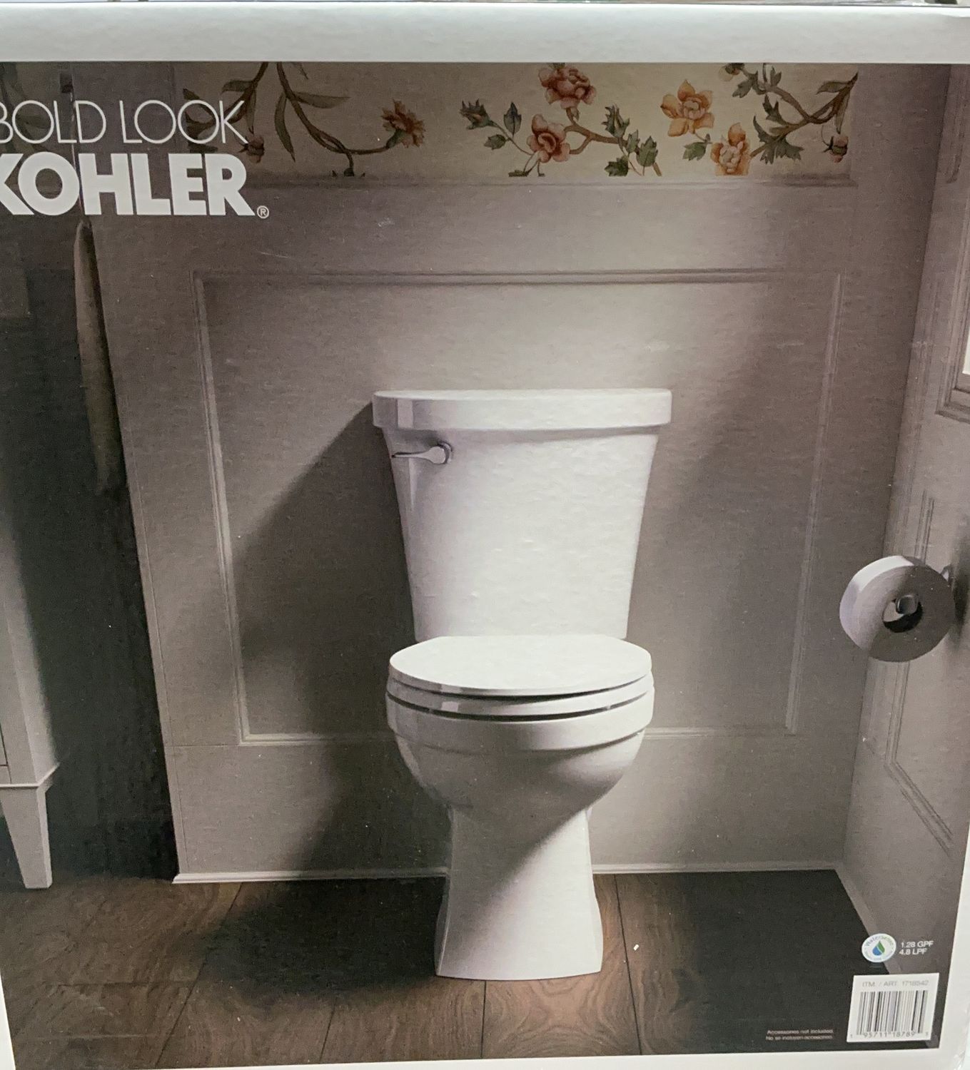 Kohler Elongated Chair Height Toilet – White – Complete Toilet Combo-like new