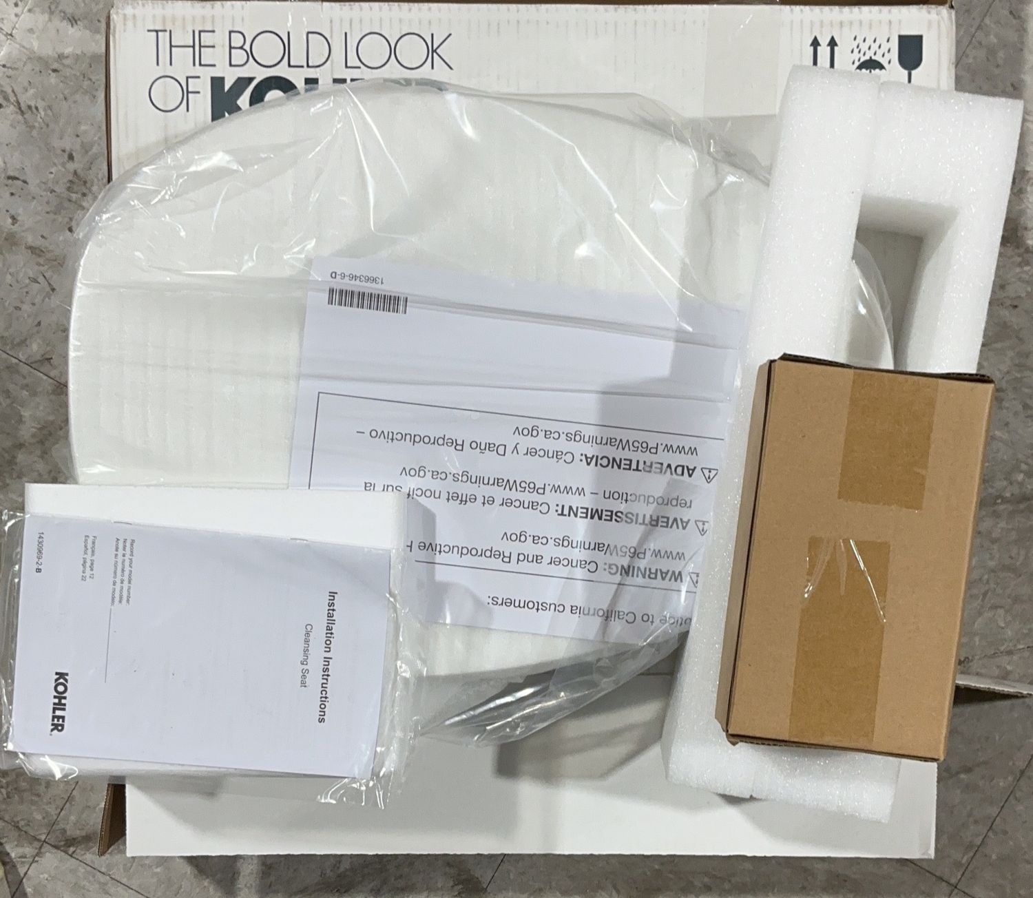 Kohler Bathroom Fixture – Premium Kohler Design – White Finish-Like New