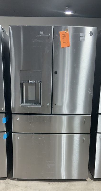 GE Profile PVD28BYNFS 27.9 Cu. Ft. Smart 4-Door French Door Refrigerator – Fingerprint Resistant Stainless Steel | Door-In-Door | ENERGY STAR