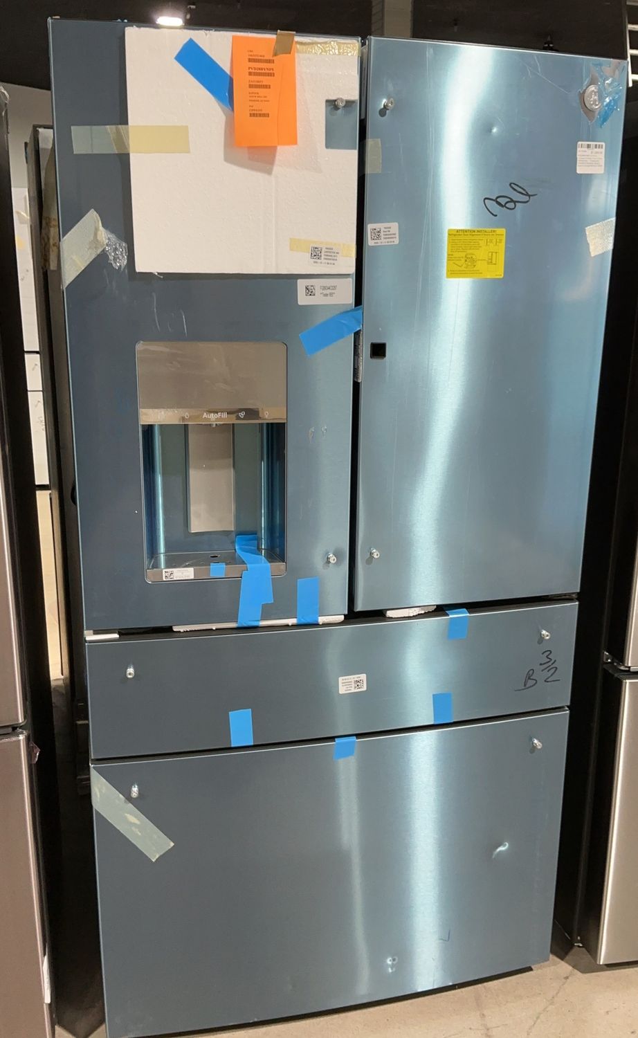 GE Profile PVD28BYNFS 27.9 Cu. Ft.Smart 4-Door French Door Refrigerator – Fingerprint Resistant Stainless Steel | Door-In-Door|ENERGY STAR