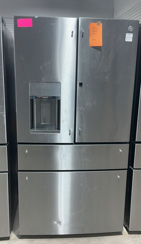 GE Profile PVD28BYNFS 27.9 Cu. Ft. Smart 4-Door French Door Refrigerator – Fingerprint Resistant Stainless Steel | Door-In-Door|ENERGY STAR