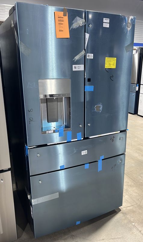 GE Profile PVD28BYNFS 27.9 Cu. Ft. Smart 4-Door French Door Refrigerator – Fingerprint Resistant Stainless Steel