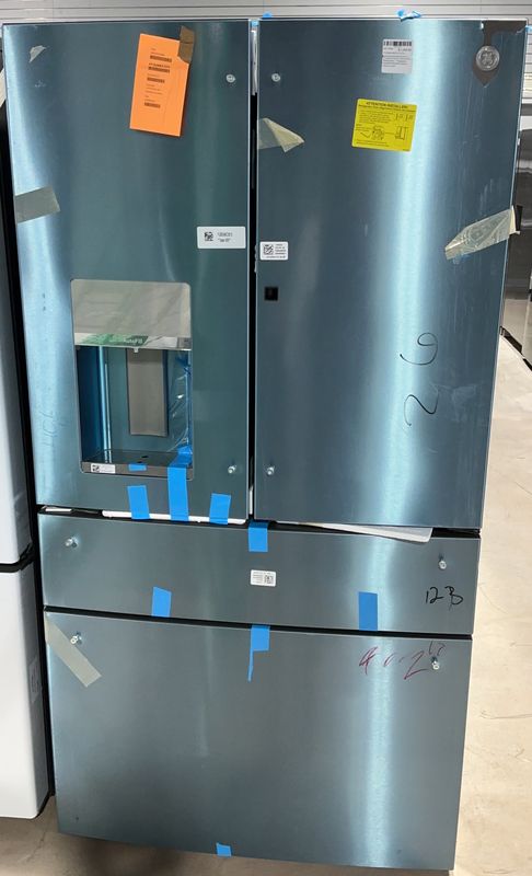 GE Profile PVD28BYNFS 27.9 Cu. Ft.Smart 4-Door French Door Refrigerator – Fingerprint Resistant Stainless Steel | Door-In-Door”