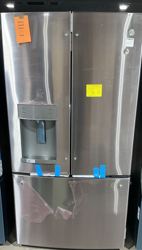 GE GYE22GYNFS 22.1 Cu. Ft. Counter-Depth French Door Refrigerator – Fingerprint Resistant Stainless Steel |ENERGY STAR