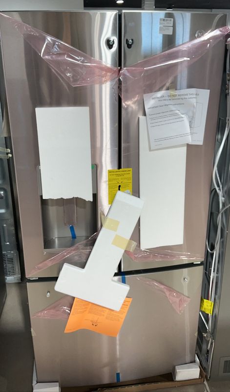 GE GFE24JYKFS 23.6 Cu. Ft. French Door Refrigerator – Fingerprint Resistant Stainless Steel | ENERGY STAR