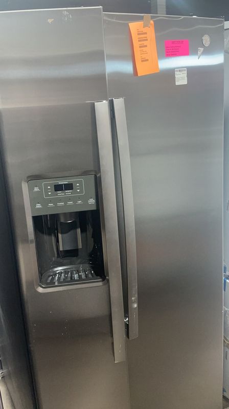 GE GSE23GYPFS 23.0 Cu. Ft. Side-By-Side Refrigerator – Fingerprint Resistant Stainless Steel | ENERGY