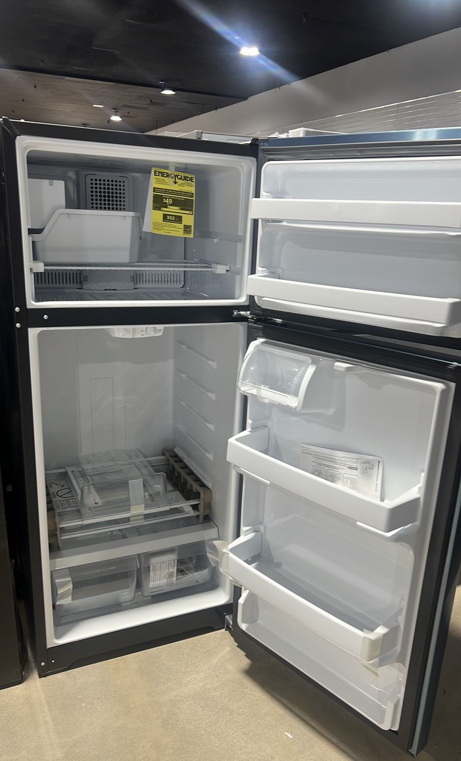 GE GTE17GSNRSS 16.6 Cu. Ft. Top-Freezer Refrigerator – Stainless Steel | ENERGY STAR
