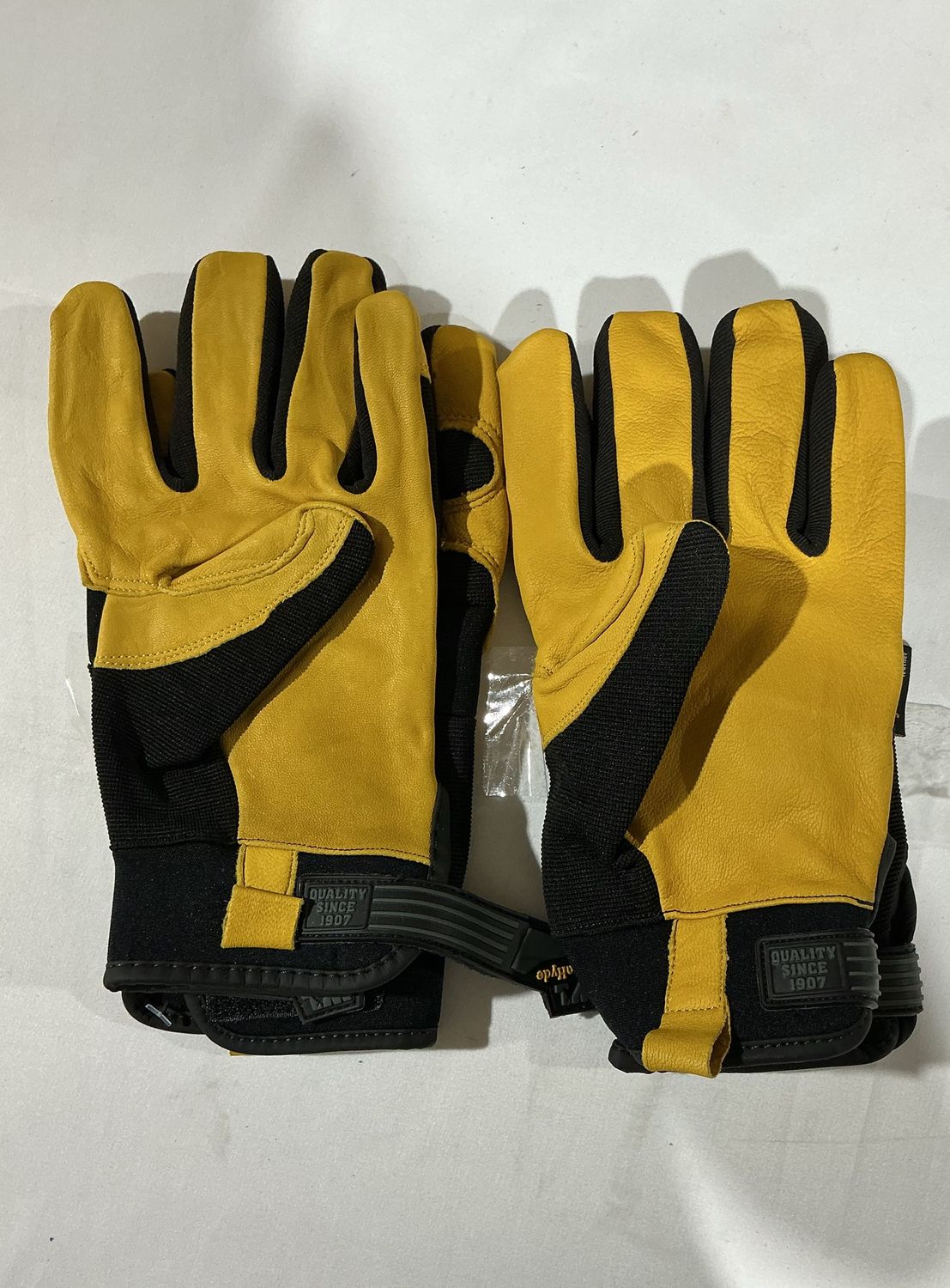 Wells Lamont Men’s Leather Work Gloves – Large – Cowhide Palm with Reinforced Grip-Missing Part