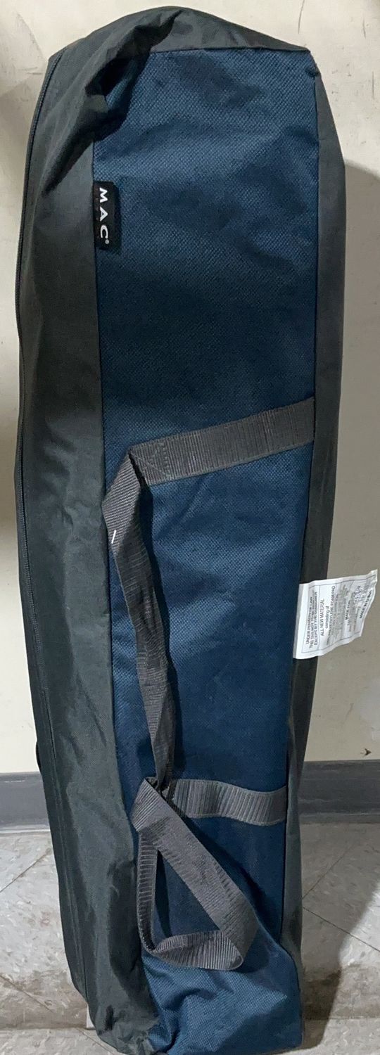 Mac Sports Folding Double Camping Chair – Extra Wide Portable Loveseat with Carry Bag-Open Box