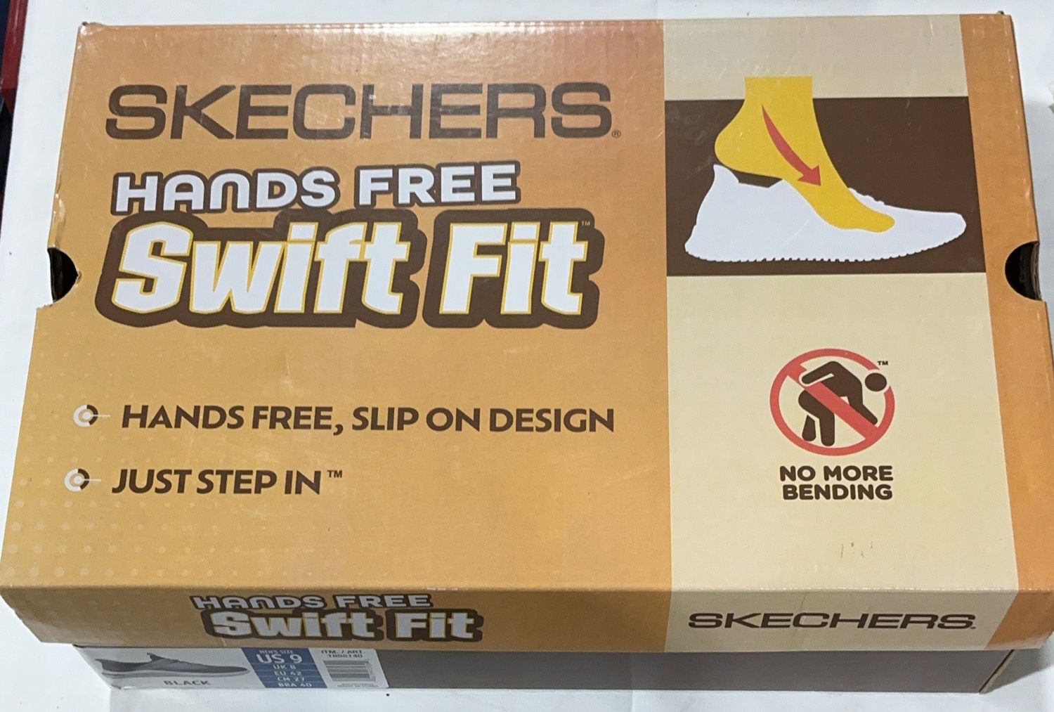 Men’s Athletic Running Shoes – Black – Size 9-Like New