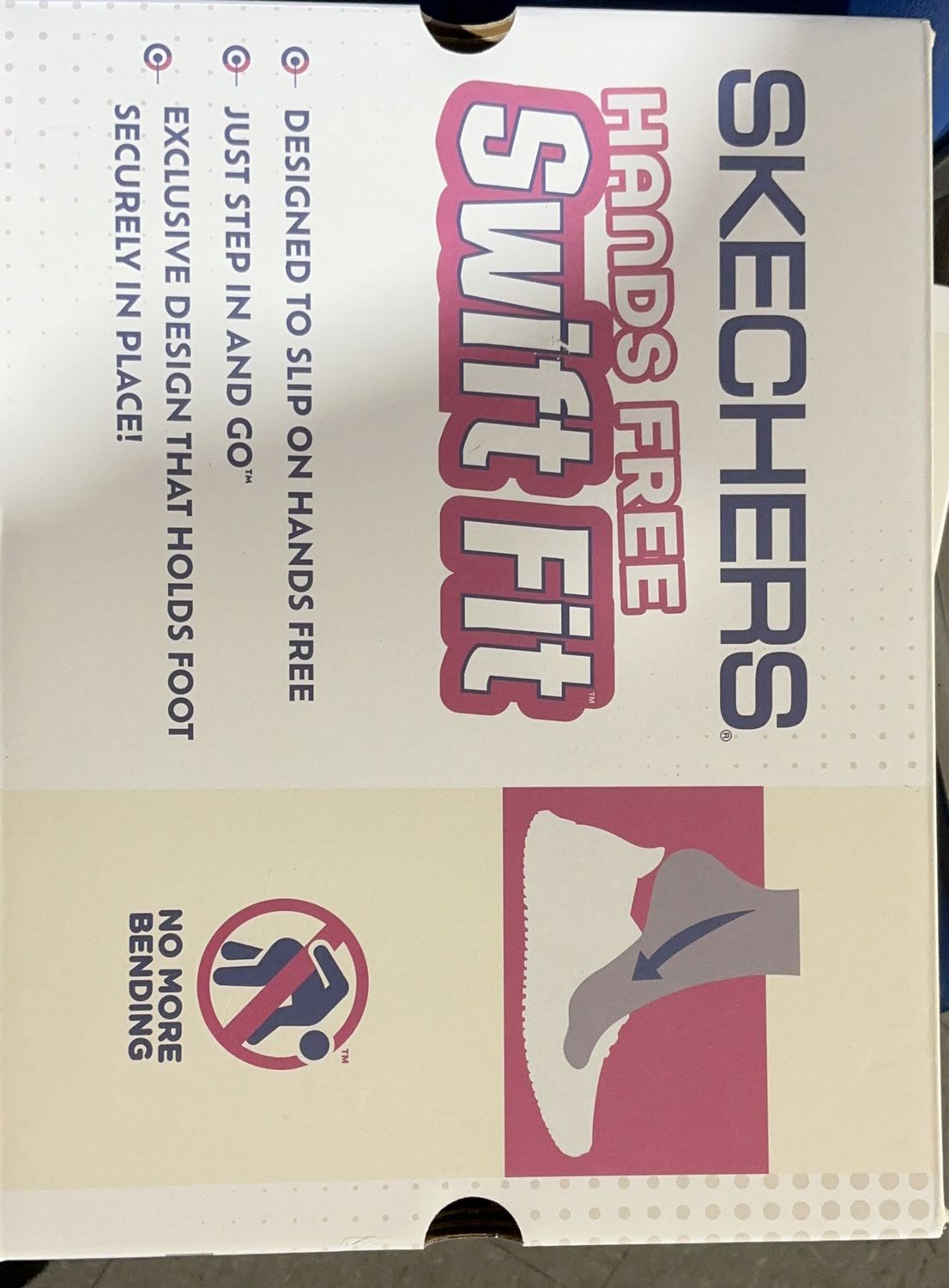 Skechers Women’s Hands Free Swift Fit Sneaker-Black/Gray –Accents - New