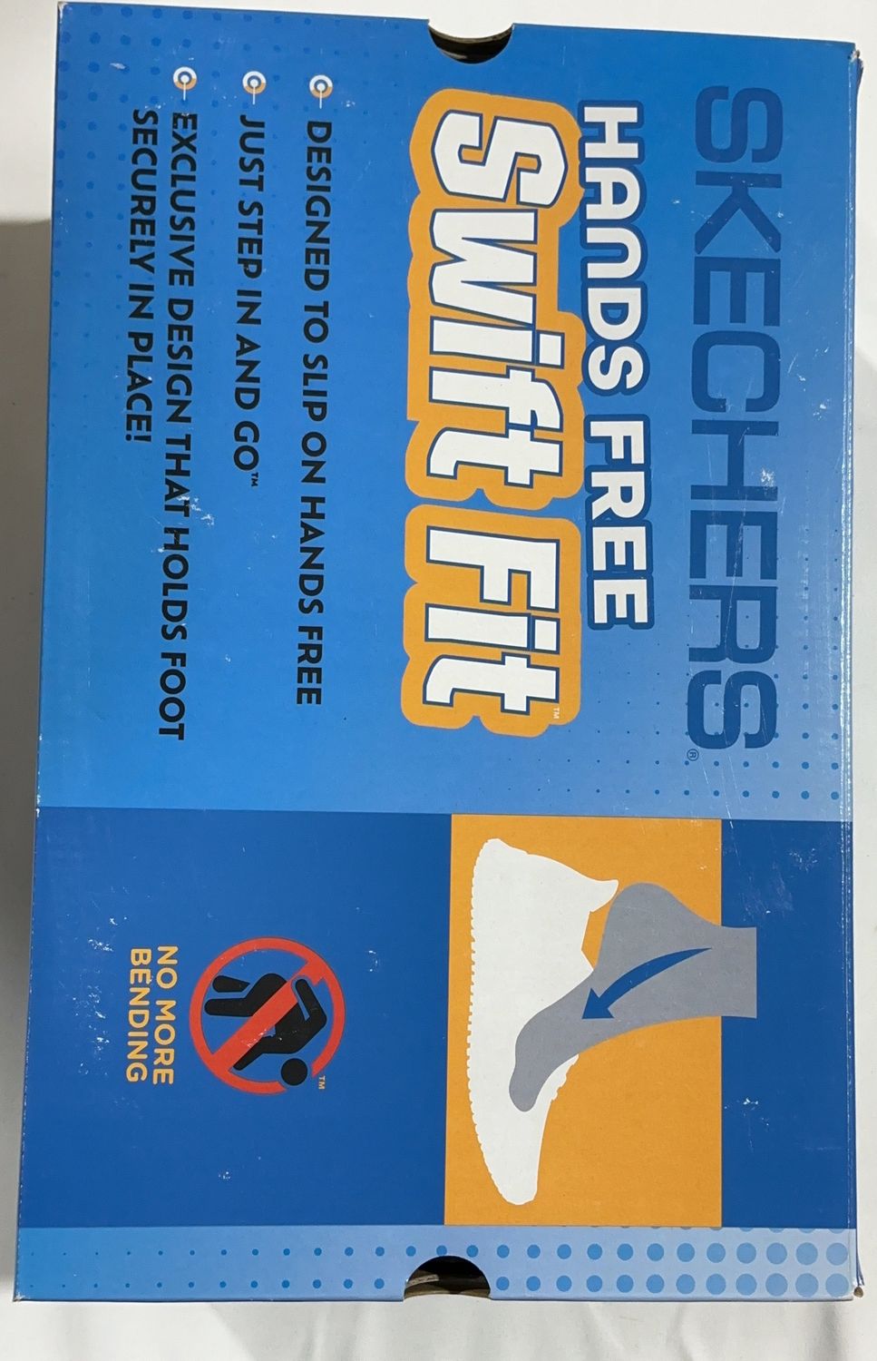 Skechers Hands Free Swift Fit Men’s Sneaker – Navy – Memory Foam Comfort - Like New