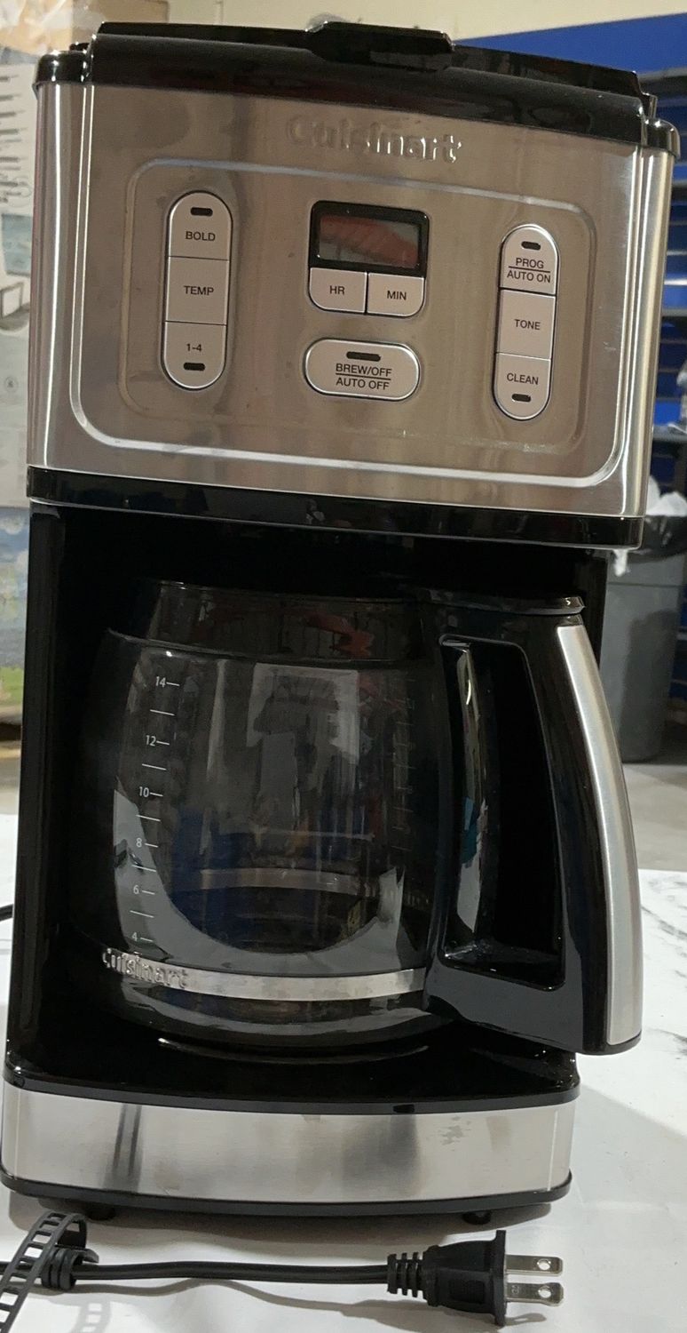Cuisinart 14-Cup Programmable Coffee Maker – Stainless Steel-open box
